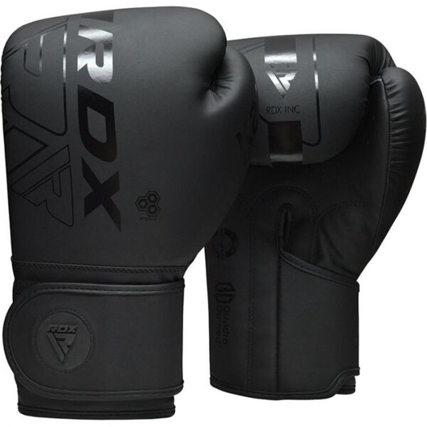 RDXBGR-F6MB-14OZ-Boxing Gloves F6 Matte Black-14OZ