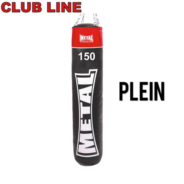 MB311N150P-Sac De Frappe Plein Club Line Noir 150