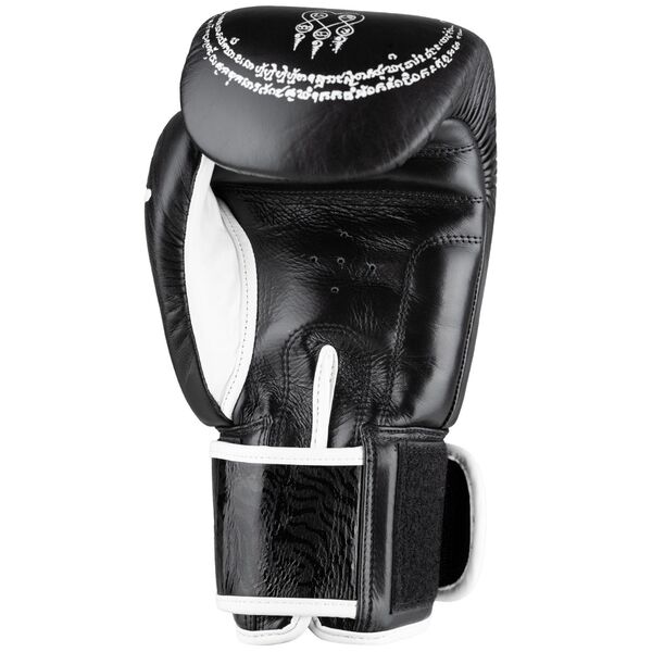 8W-8140015-4-8 WEAPONS Boxing Gloves - Sak Yant Big Tiger black 16 Oz