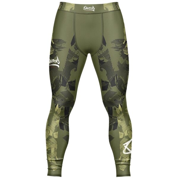 8W-8040002-4-8 WEAPONS Compression Pants, Hit 2.0, olive-black, XL