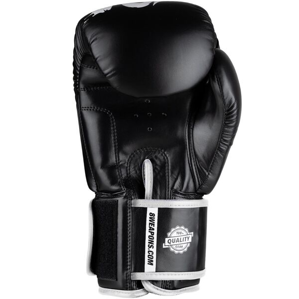 8W-8150012-3-8 WEAPONS Boxing Gloves, Unlimited 2.0, black-white, 14 Oz