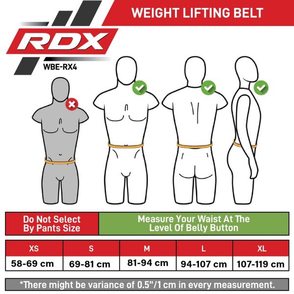 RDXWBE-RX4P-L-Weightlifting Belt RX4