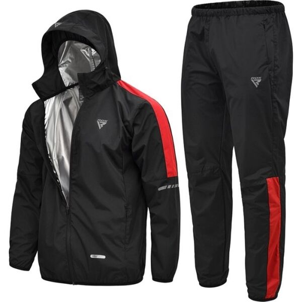 RDXSSP-H1R-M-Clothing Sauna Suit H1 Red-M