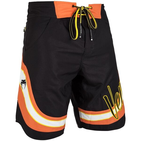 VE-03441-111-XS-Venum Cutback Boardshorts - Black/Yellow