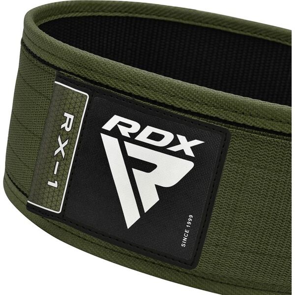 RDXWBS-RX1AG-S-Weight Lifting Strap Belt Rx1 Army Green-S