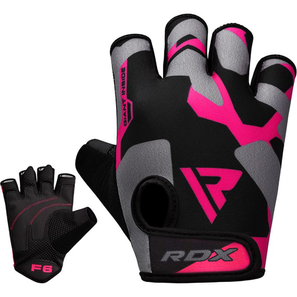 RDXWGS-F6P-M-Gym Gloves Sumblimation F6 Pink-M