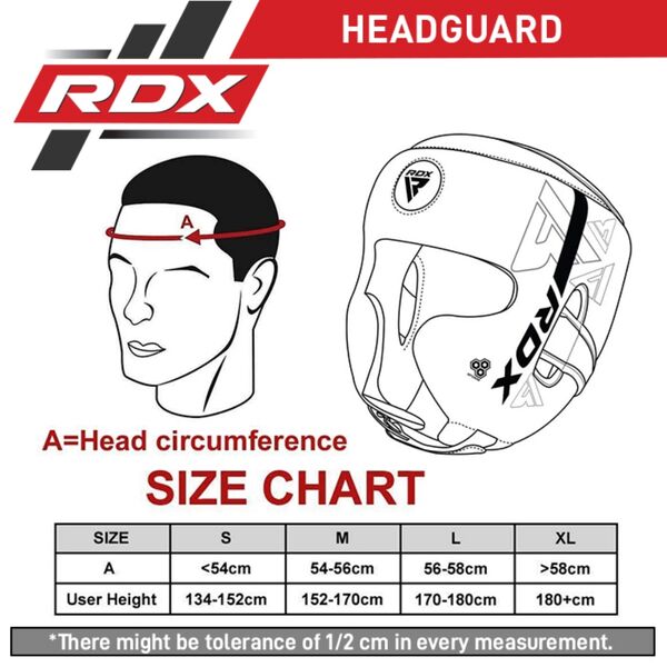 RDXHGR-F6MW-S-Head Guard F6 Matte White-S