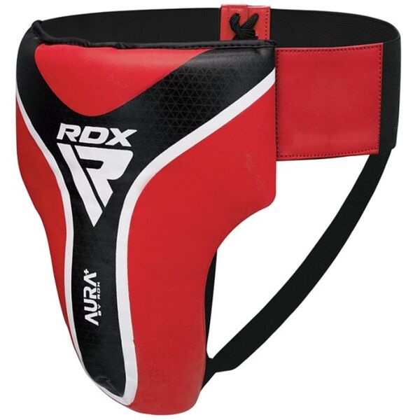 RDXGDR-T17RB-S+-RDX Groin Guard Aura Plus T-17 Red/Black-S+