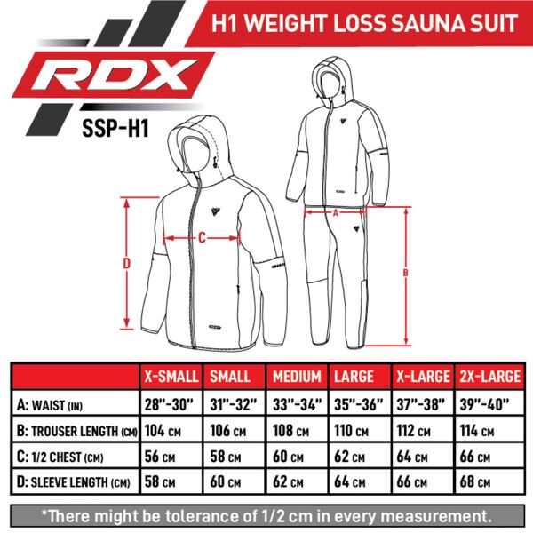 RDXSSP-H1P-L-Clothing Sauna Suit H1 Pink-L