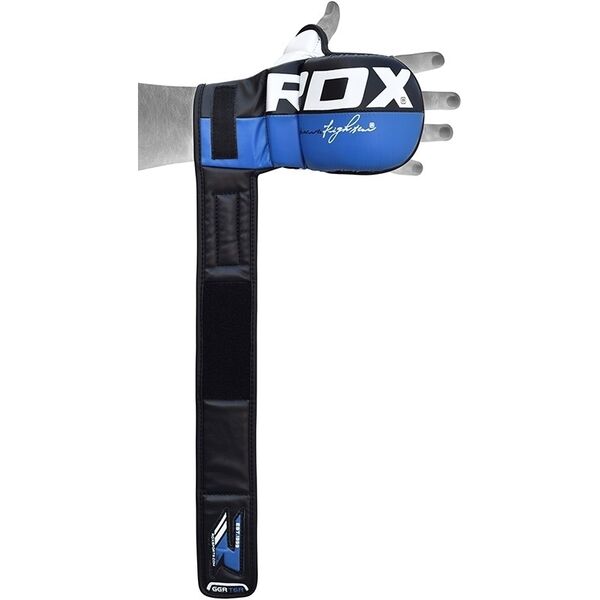 RDXGGR-T6U-M-Grappling Glove Rex Blue T6 Plus-M