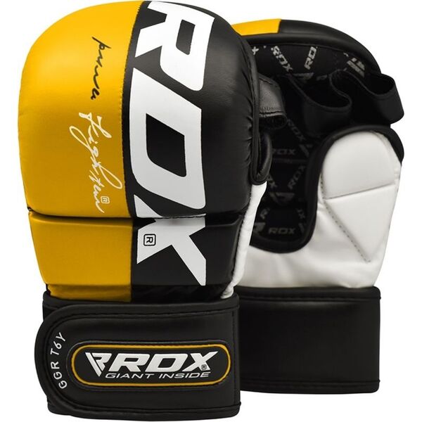 RDXGGR-T6Y-L-Grappling Glove Rex Yellow T6 Plus-L