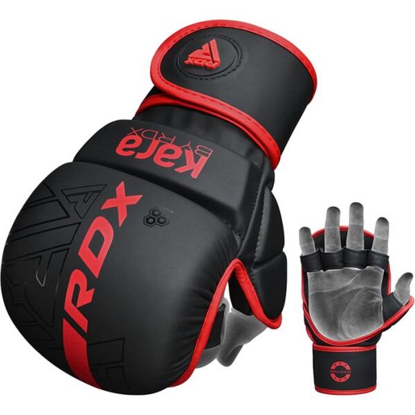 RDXGSR-F6MR-L/XL+-Grappling Gloves Shooter F6 Matte Red Plus-L/XL