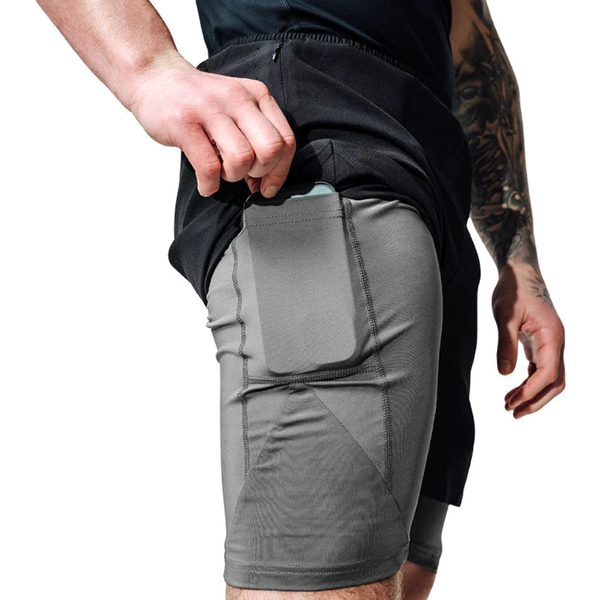 RDXMSC-T16BG-M-MMA Shorts T16 Black/Grey-M