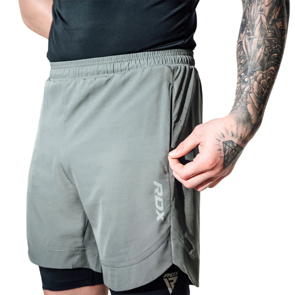 RDXMSC-T16GB-L-MMA Shorts T16 Grey/Black-L