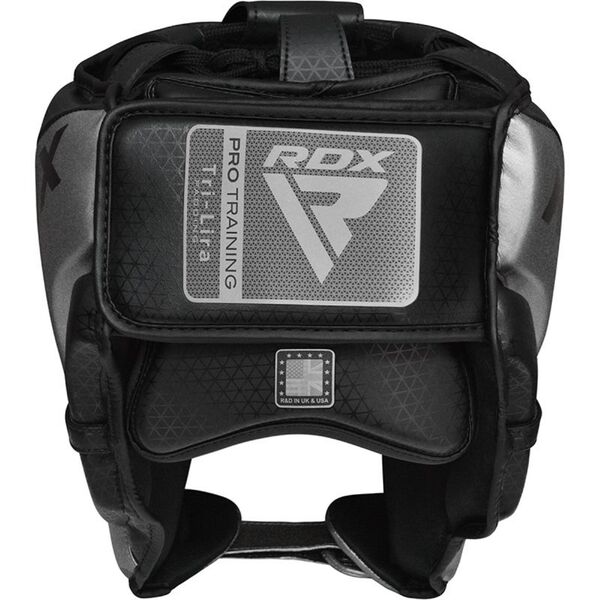 RDXHGM-PTTL1S-M-Head Guard Mark Pro Training Tri Lira 1 Silver-M