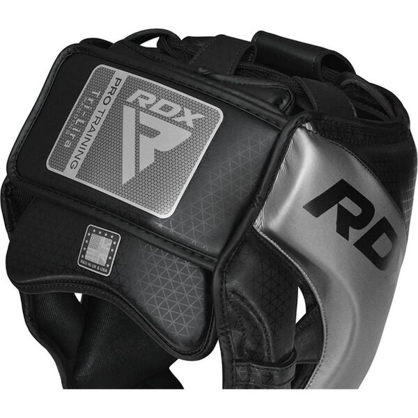 RDXHGM-PTTL1S-XL-Head Guard Mark Pro Training Tri Lira 1 Silver-XL