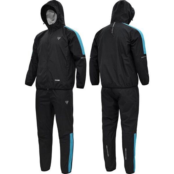 RDXSSP-H1SU-M-Clothing Sauna Suit H1 Sky Blue-M