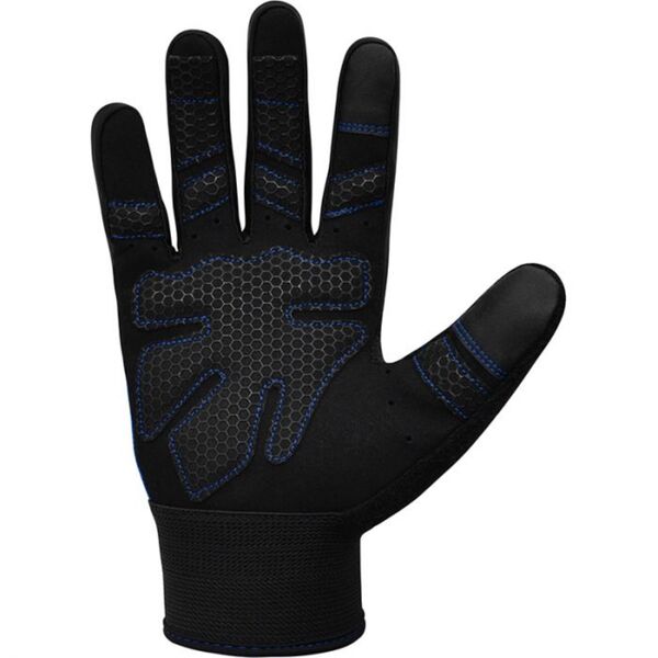 RDXWGA-W1FU-S-Gym Weight Lifting Gloves W1 Full Blue