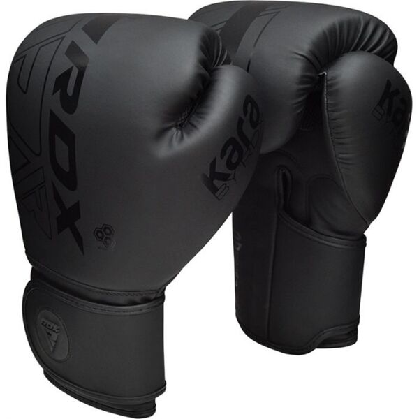 RDXBGR-F6MB-16OZ-Boxing Gloves F6 Matte Black-16OZ