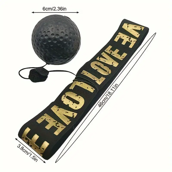 CC2002-Black Reflex Ball With Headband