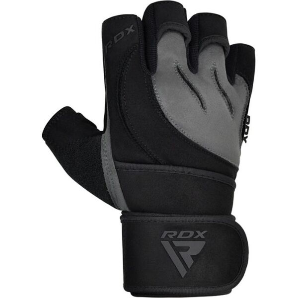 RDXWGM-L4G-M+-Gym Glove Micro Gray/Black Plus-M