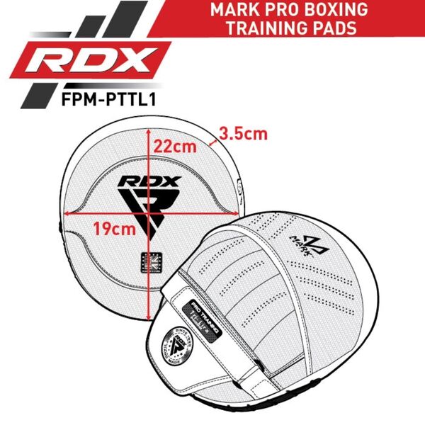 RDXFPM-PTTL1S-Focus Pad Mark Pro Training Tri Lira 1 Golden