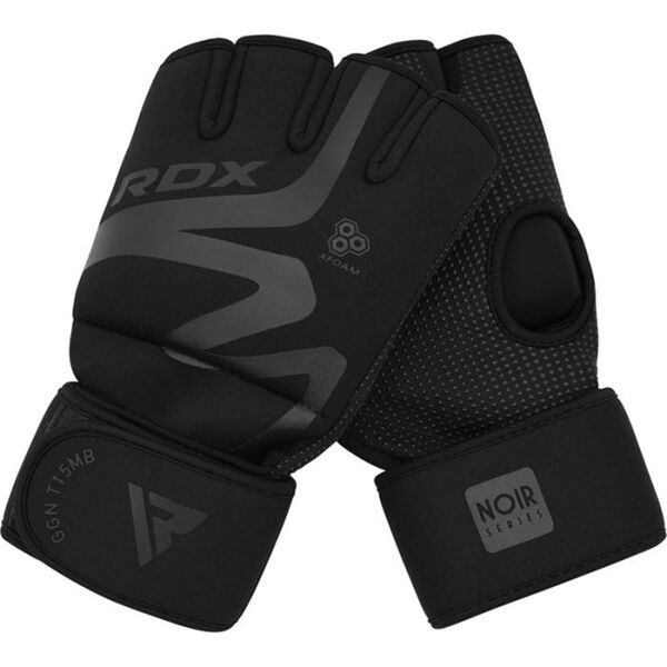 RDXGGN-T15MB-M-Grappling Glove Neoprene T15 Matte Black-M