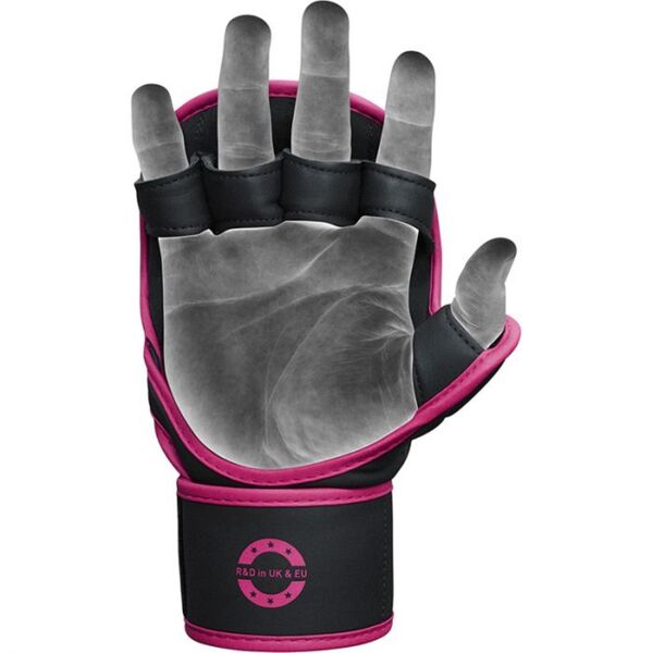 RDXGSR-F6MP-M/L+-Grappling Gloves Shooter F6 Matte Pink Plus-M/L