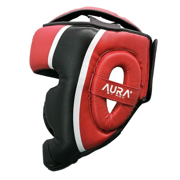 RDXHGR-T17RB-M+-RDX Head Guard Aura Plus T-17 Red/Black-M