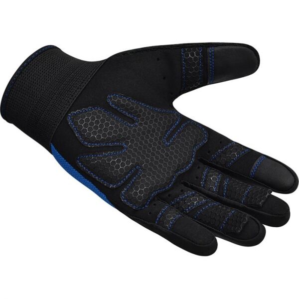 RDXWGA-W1FU-XL-Gym Weight Lifting Gloves W1 Full Blue