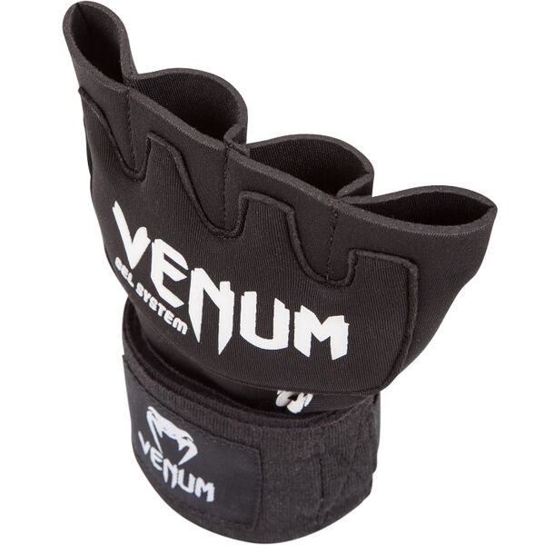 VE-0181-&quot;Venum &quot;&quot;Kontact&quot;&quot; Gel Glove Wraps - Black&quot;