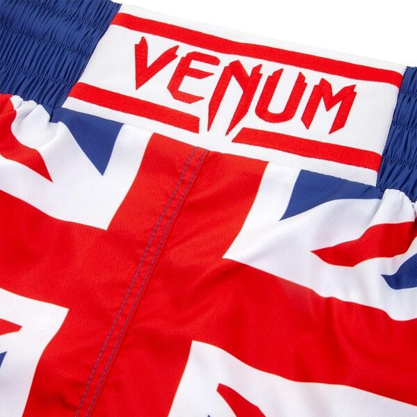 VE-03452-515-XS-Venum Elite Boxing Shorts - UK - Blue/Red-White