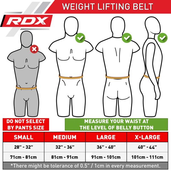 RDXWBL-4LB-M-Belt Pro Liver Buckle Black Leather-M