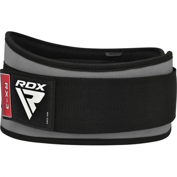 RDXWBE-RX3G-M-Weight Lifting Belt Eva Curve Rx3 Gray-M