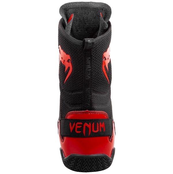 VE-03681-100-37-Venum Elite Boxing Shoes - Black/Red