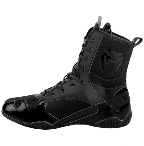 VE-03681-114-45-Venum Elite Boxing Shoes - Black/Black