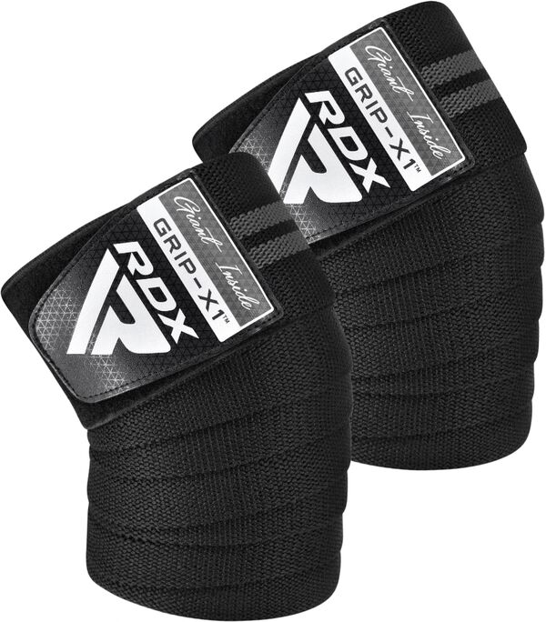 RDXWAH-KR11BG-RDX KR11 Weightlifting Knee Wraps