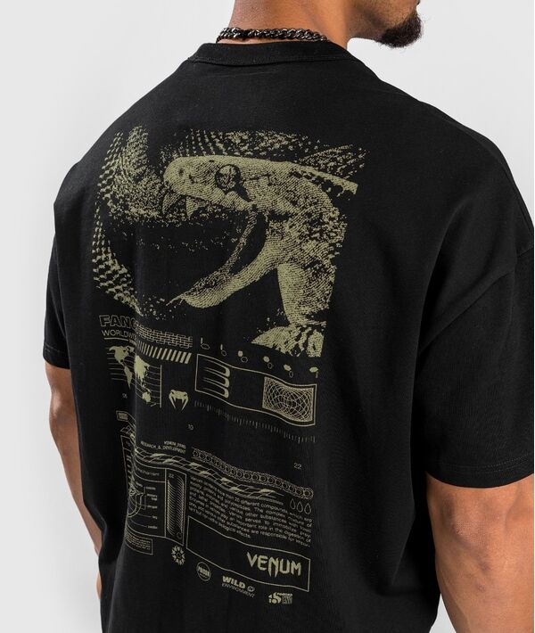 VE-04706-001-M-Venum Fangs T-Shirt - Oversize Fit - Black - M