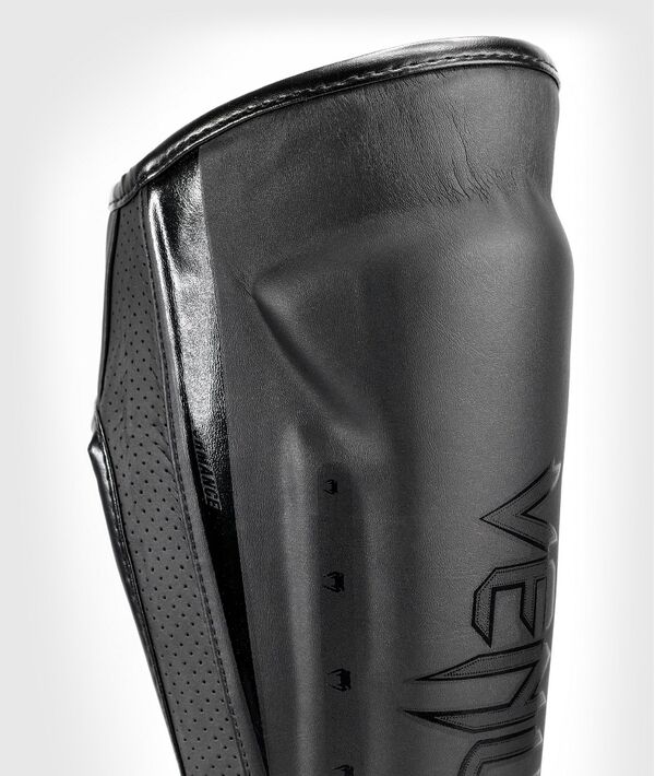 VE-04261-114-L-Venum Elite Evo Shin Guards - Black/Black - L