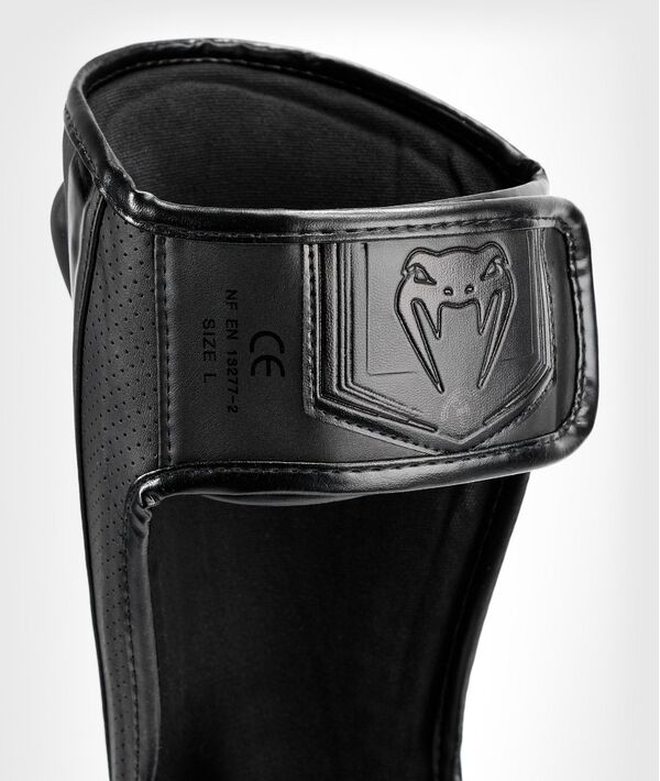 VE-04261-114-L-Venum Elite Evo Shin Guards - Black/Black - L