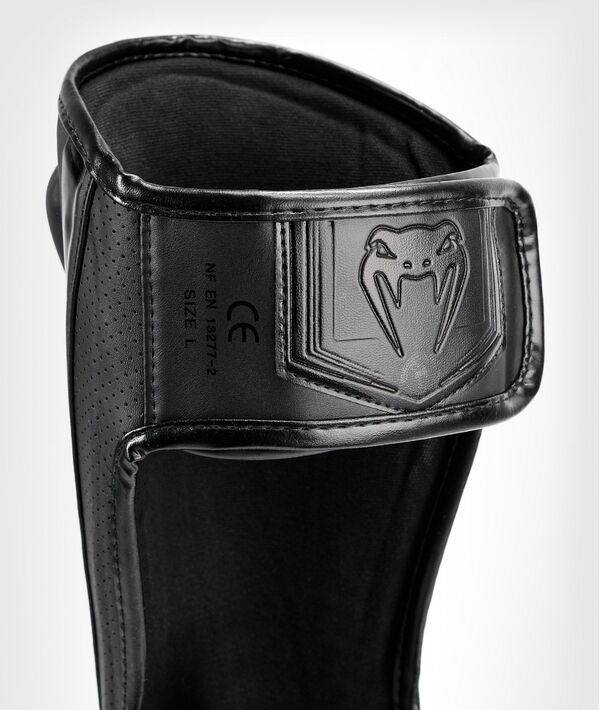 VE-04261-114-M-Venum Elite Evo Shin Guards - Black/Black - M