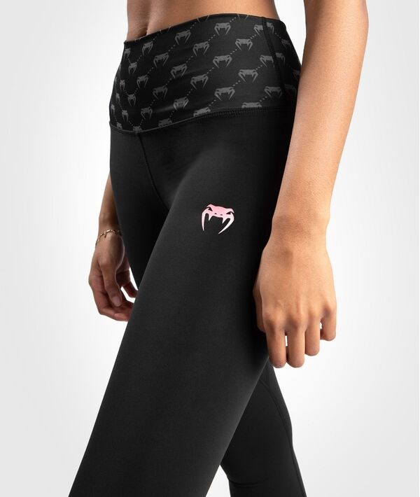 VE-04580-537-M-Venum Monogram Leggings - Black/Pink Gold - M