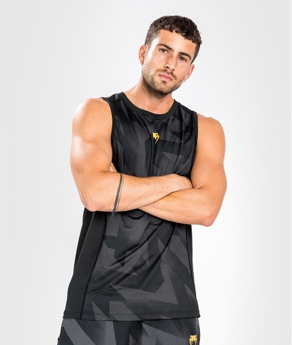 VE-04668-126-L-Venum Razor Dry Tech Tank Top - Black/Gold - L