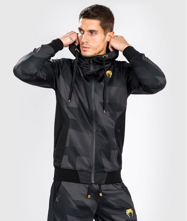 VE-04670-126-S-Venum Razor Hoodie - Black/Gold - S