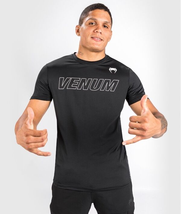 VE-04262-108-S-Venum Classic Evo Dry Tech T-Shirt - Black/White - S