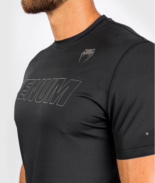 VE-04262-585-XL-Venum Classic Evo Dry Tech T-Shirt - Black/Black Reflective - XL