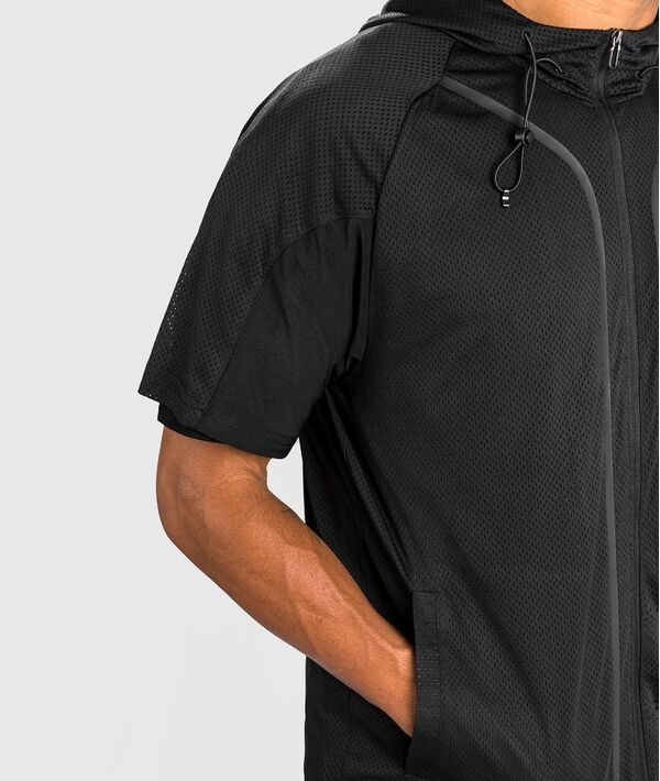 VE-04548-001-L-Venum Electron 3.0 Dry Tech Jacket - Short Sleeves - Black - L