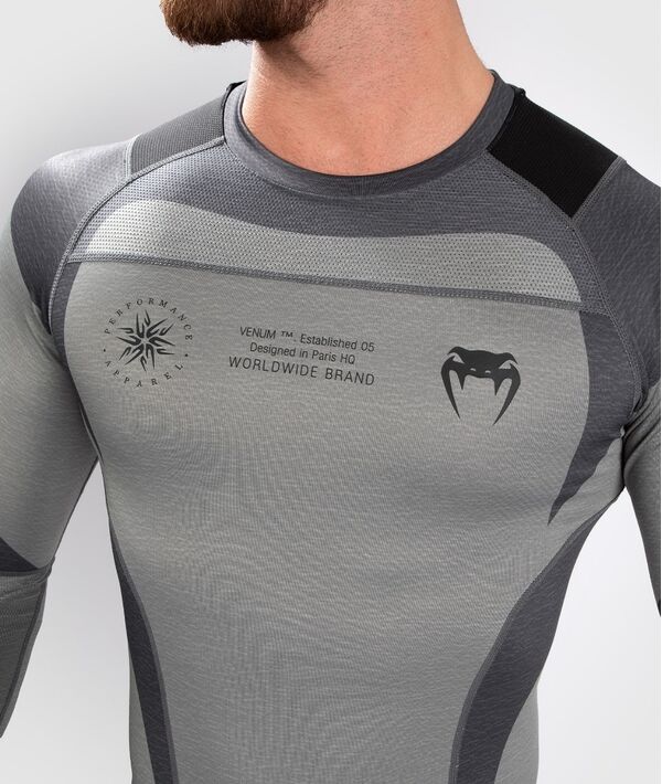 VE-04560-582-XL-Venum Stone Rashguard - Long Sleeves&nbsp; - Mineral Green - XL