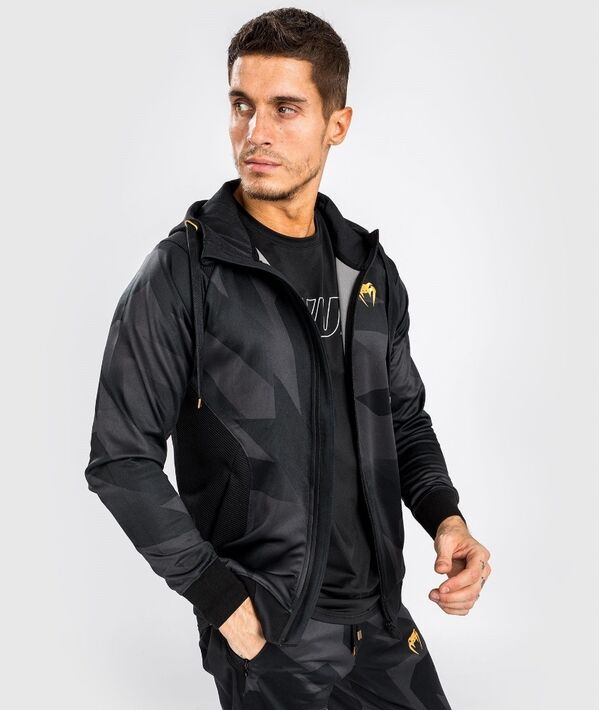 VE-04670-126-S-Venum Razor Hoodie - Black/Gold - S