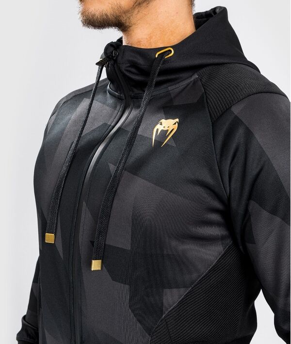 VE-04670-126-S-Venum Razor Hoodie - Black/Gold - S